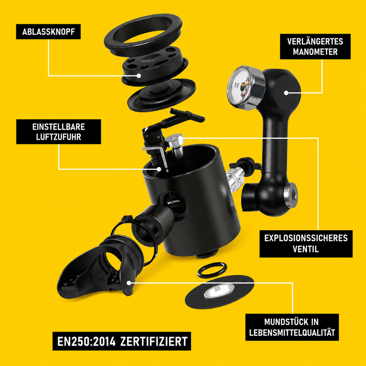 DEDEPU Mini-Tauchflasche